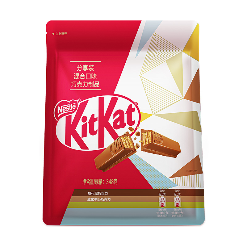 KitKat/雀巢奇巧混合口味威化巧克力348g