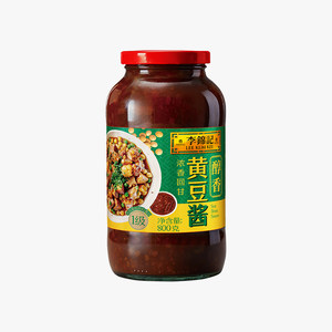 李锦记醇香黄豆酱黄酱干黄酱酱料大酱 酱香味醇酱焖酱爆蘸点800g