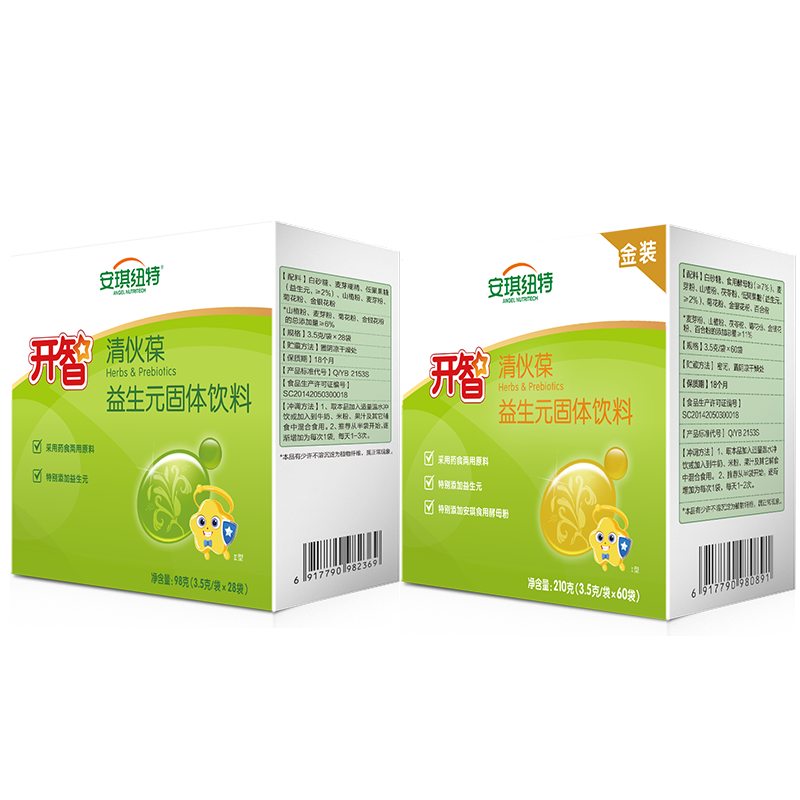 天猫超市安琪纽特宝宝奶伴侣清火清清宝金银花儿童菊花晶益生元0