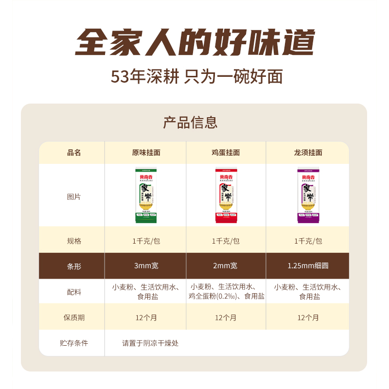 挂面金沙河冀南香北方劲道挂面1000g*15袋早餐面条面食