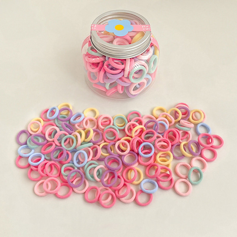 彩色拇指发圈儿童不伤发头发圈小号高弹力不勒发皮筋宝宝头绳发饰,淘宝优惠券,粉丝福利购,淘宝优惠卷