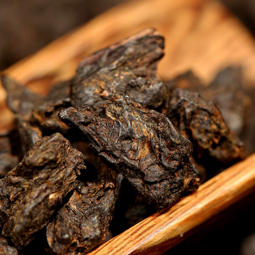新益号特级糯香碎银子云南普洱熟茶礼盒装小包装碎银子自己喝茶叶 - 图1