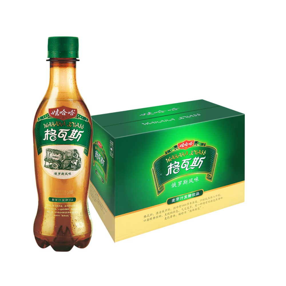 娃哈哈 格瓦斯麦芽原汁发酵新老包装随机发货330ml*15瓶碳酸饮料