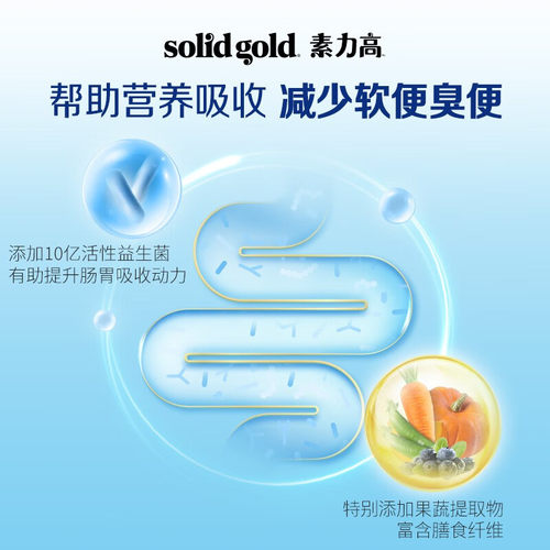 Solid Gold素力高进口鲜肉美毛版三文鱼味猫粮12磅-图1