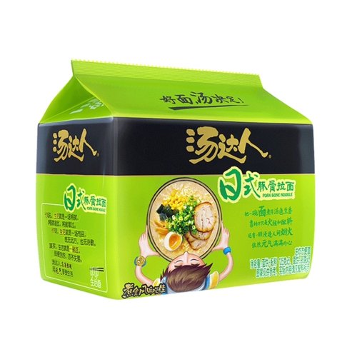 统一汤达人方便面日式豚骨拉面速食面食品面皮泡面速食 - 图0