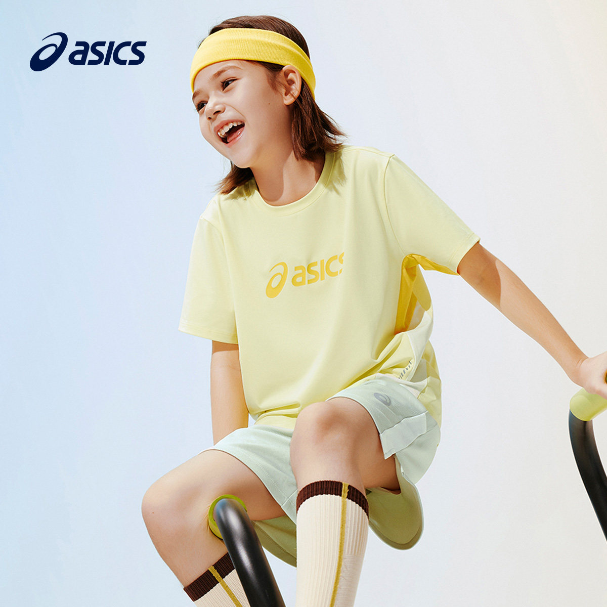 88VIP��ASICS ��ɪʿ ��ͯ�����˶�T�� ��ʪ�ٸ� Բ�� 26���ļ��¿� 88.09Ԫ+2Ԫ�Խ��