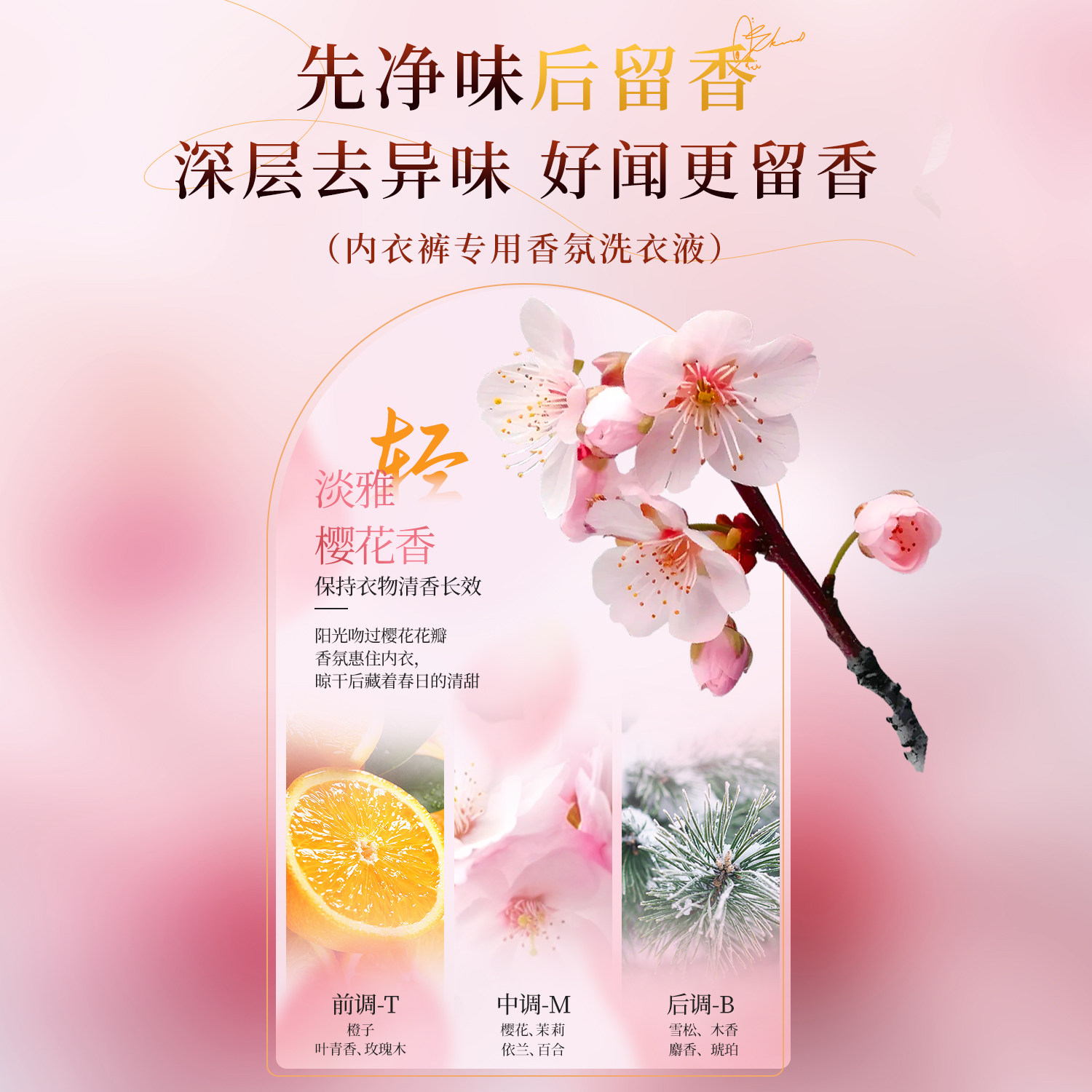 樱花香氛内衣洗衣液女性专用私处护理健康持久留香专业护理家庭装,淘宝优惠券,粉丝福利购,淘宝优惠卷