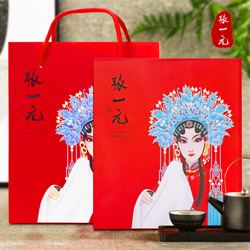 张一元茉莉花茶特种云叶香珠150gX1礼盒装京剧国潮风送礼佳选 - 图3