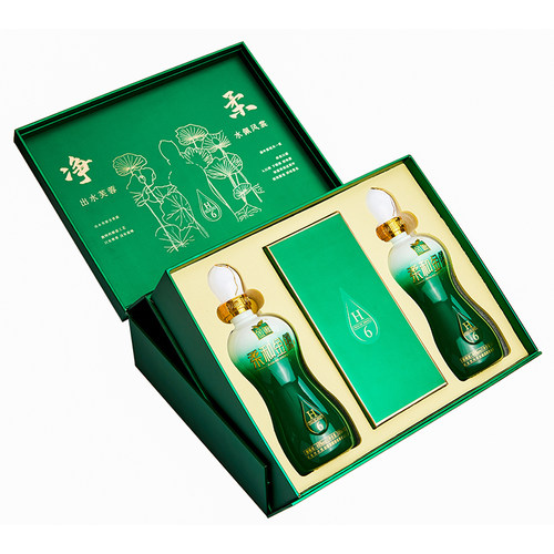 金徽 柔和金徽H6 46度500ml**2瓶礼盒装 浓香型白酒 节日宴请送礼 - 图0