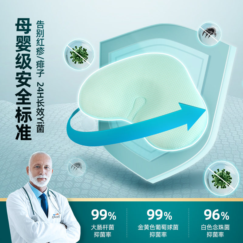 美国Hoag定型枕婴儿枕头宝宝纠正头型扁偏头0-1岁新生矫正舟状头 - 图1