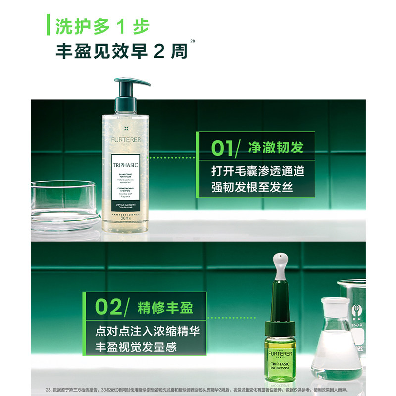馥绿德雅小白珠洗发水500ml