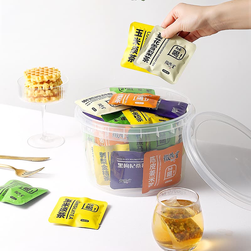 徽隆堂玉米须桑葚菊花雪梨组合茶缤纷桶36包袋泡养生茶包6款252g,淘宝优惠券,粉丝福利购,淘宝优惠卷