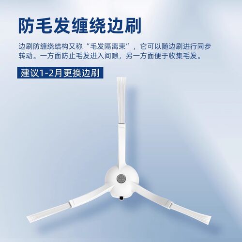 适用于石头扫地机器人配件G10/G10S/T7s滚刷尘袋抹布滤网边刷耗材 - 图2