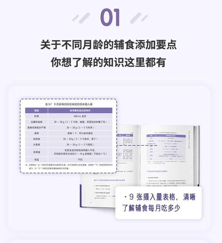 丁香妈妈科学辅食指南 科学孕育书籍 针对不同月龄宝宝辅食0-3岁 - 图2