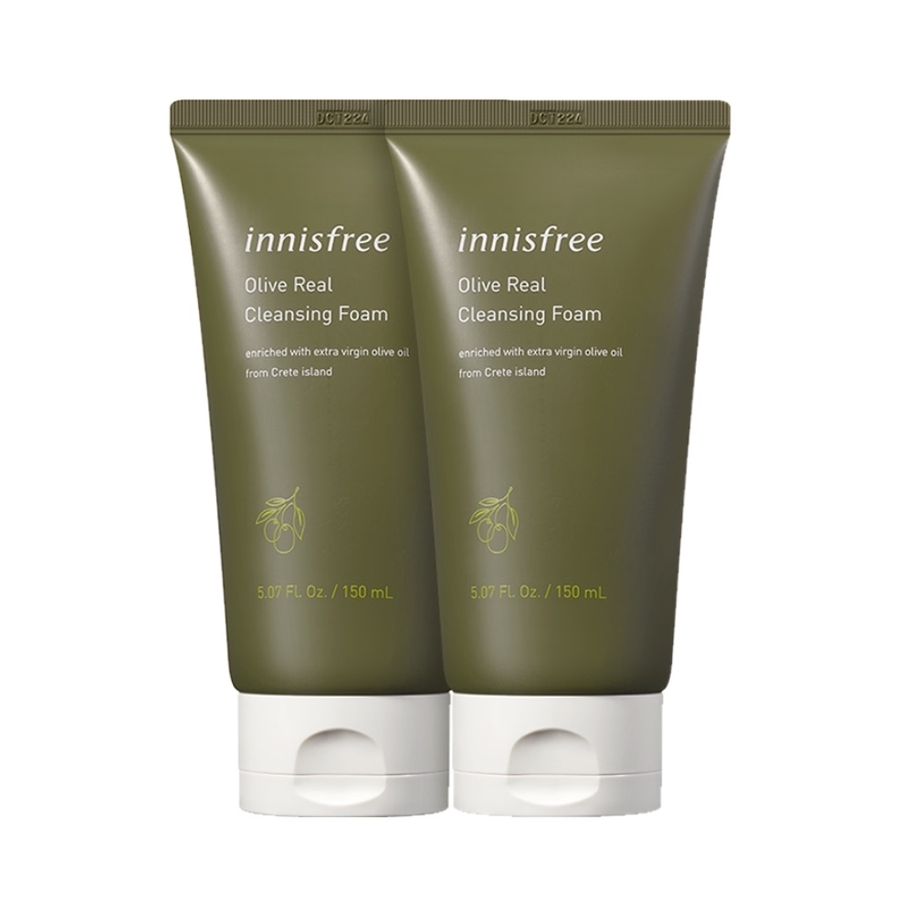 innisfree/悦诗风吟橄榄油洁面乳150ml*2支