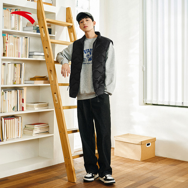 安踏雪壳羽绒丨轻薄羽绒服马甲男女冬季新款户外立领加厚保暖外套,淘宝优惠券,粉丝福利购,淘宝优惠卷