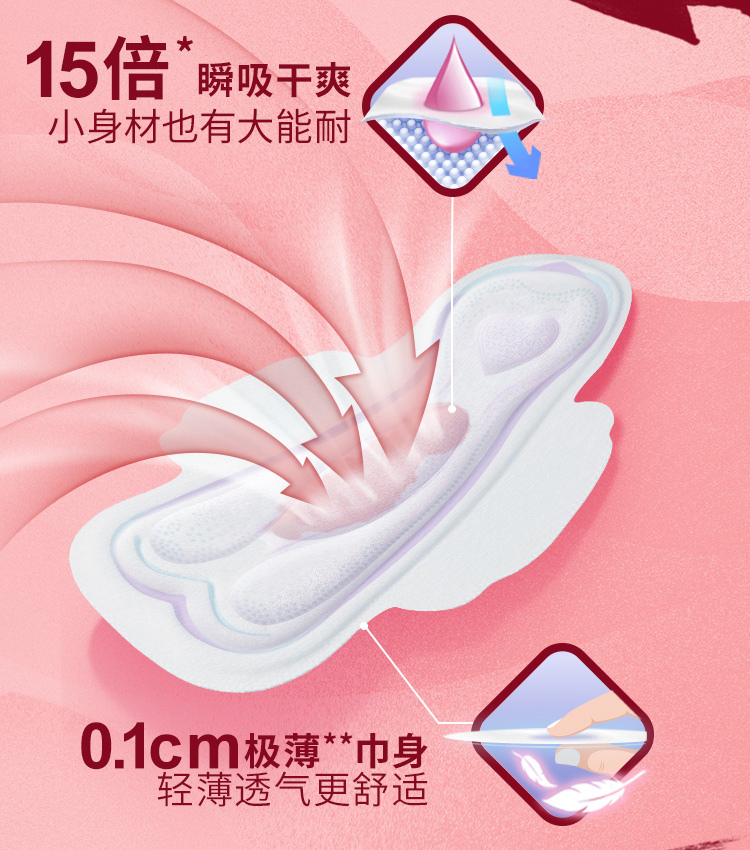 周冬雨同款Libresse薇爾舒適V感超薄衛生巾姨媽巾女日夜48片整箱_天貓超市_洗護清潔劑/衛生巾/紙/香薰