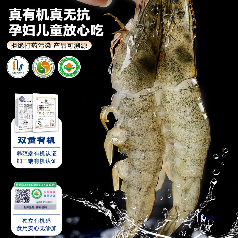 海鲜部落有机无抗盐田虾大虾鲜活速冻特大新鲜孕妇儿童水产生鲜,淘宝优惠券,粉丝福利购,淘宝优惠卷