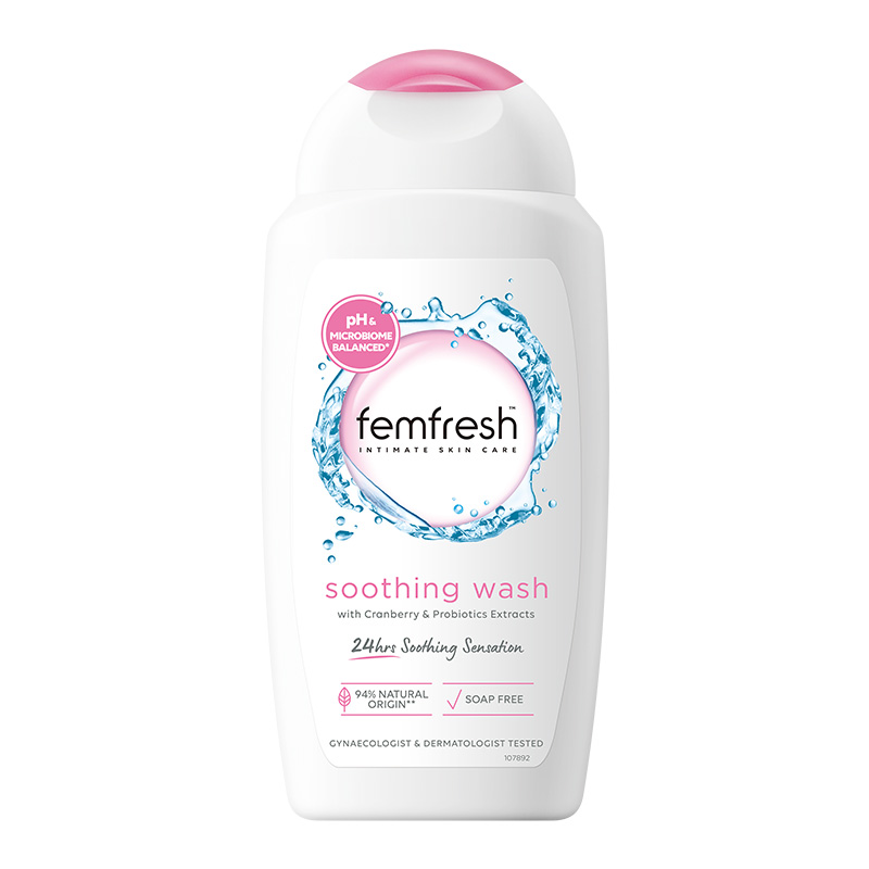 Femfresh芳芯英国进口舒缓保湿+日常洋甘菊私处护理液套装250ml*2