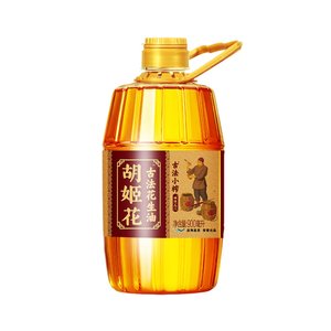 胡姬花 古法小榨花生油900ml/瓶 食用油物理压榨 炒菜家用瓶装