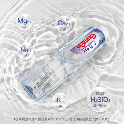 百岁山天然矿泉水570ml*24瓶+1L*15瓶整箱装 - 图3