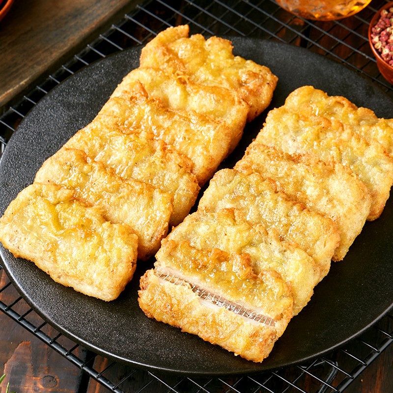 天海藏香酥带鱼段外酥里嫩色泽金黄大段方便速食