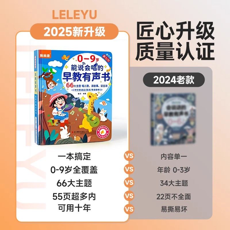 会说话的发声书听说读唱发声早教全能书婴幼儿童点读学习机玩具,淘宝优惠券,粉丝福利购,淘宝优惠卷