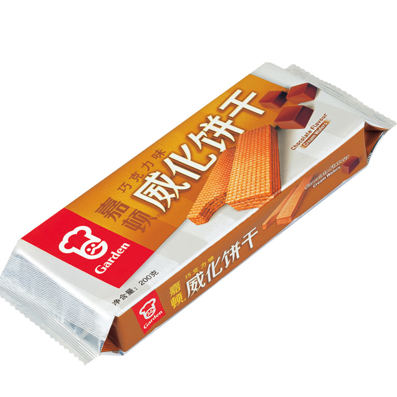 早餐糕点代餐熟食小吃儿童小孩充饥零食 200g 嘉顿威化饼干巧克力味 早餐糕点代餐熟食小吃儿童小孩充饥零食 200g 嘉顿威化饼干巧克力味