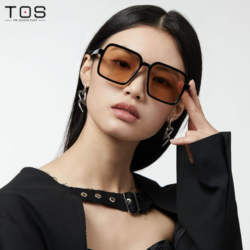 GM墨镜男女茶色防晒防紫外线高级感变色夏日开车太阳眼镜2025新款 - 图1