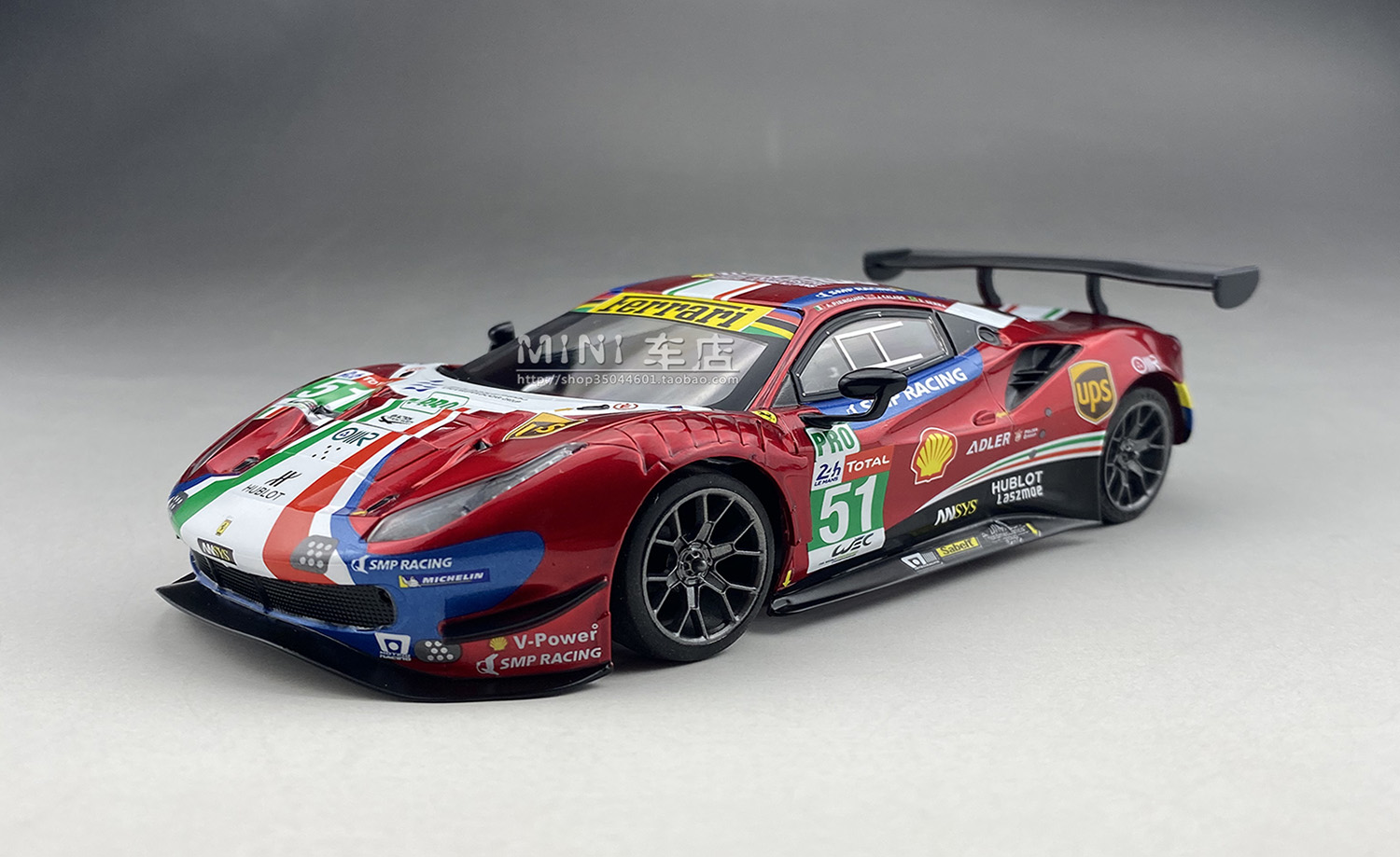 GL Racing RC遥控车MINI-Z蚊车车壳法拉利 Ferrari 488- GT3-图1