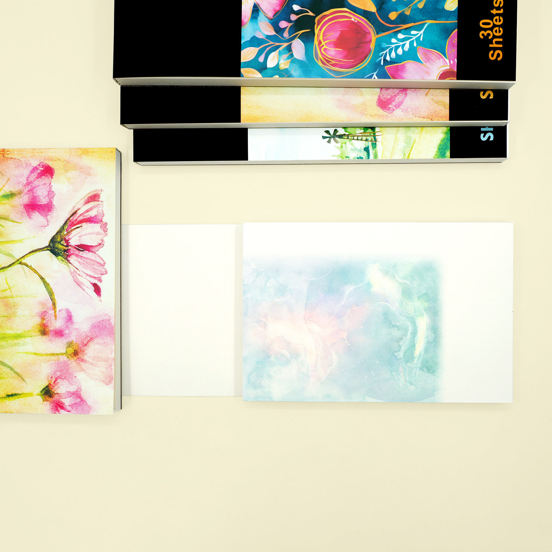 A4加厚水彩本 | A5绘画本300g美术纸 简约素描本 空白图画本 30张,淘宝优惠券,粉丝福利购,淘宝优惠卷