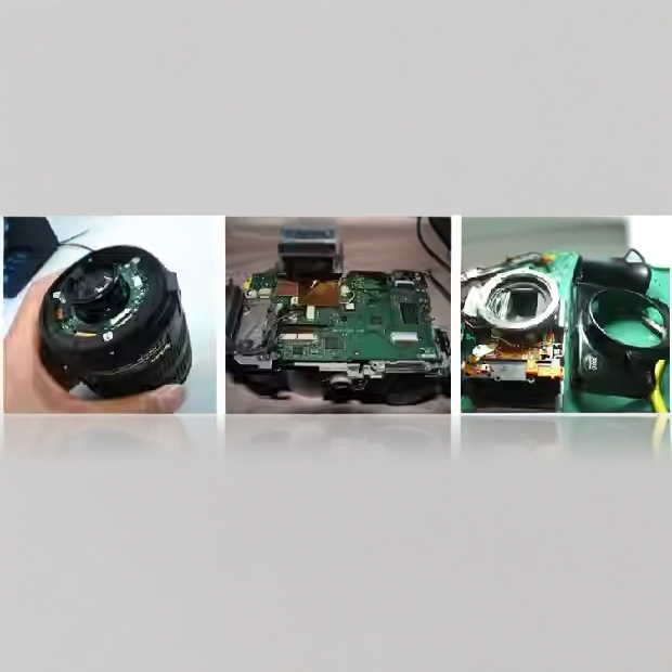 佳能 EF-M 16-120mm f/3.5齿轮筒 触点 排线 光圈组件镜头筒 维修 - 图0