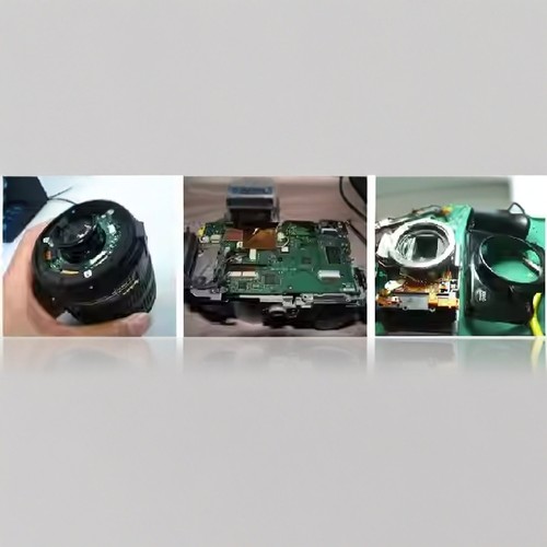 尼康 尼克尔500mmf/4E齿轮筒 触点 排线 光圈组件镜头筒 镜头维修 - 图0