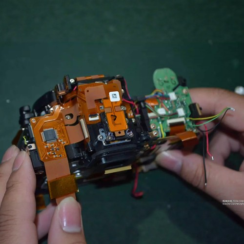 尼康 尼克尔500mmf/4E齿轮筒 触点 排线 光圈组件镜头筒 镜头维修 - 图1