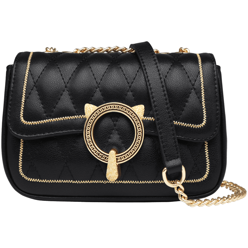 金狐狸夏季2020新款潮菱格斜挎小包 金狐狸仕美克女士包袋