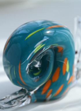 意器琉璃摆件蜗牛可爱儿童房