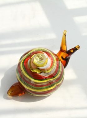 意器琉璃摆件蜗牛可爱儿童房