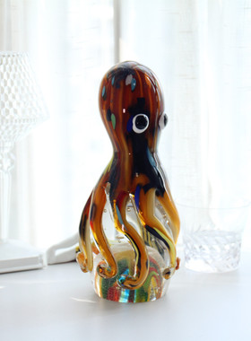 琉璃孤品摆件可爱动物合集