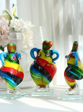 琉璃摆件迷你穆拉诺巴西美女家居