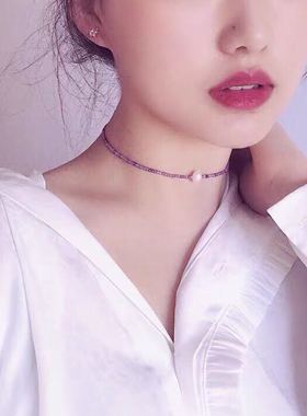 choker原创手作风天然淡水珍珠