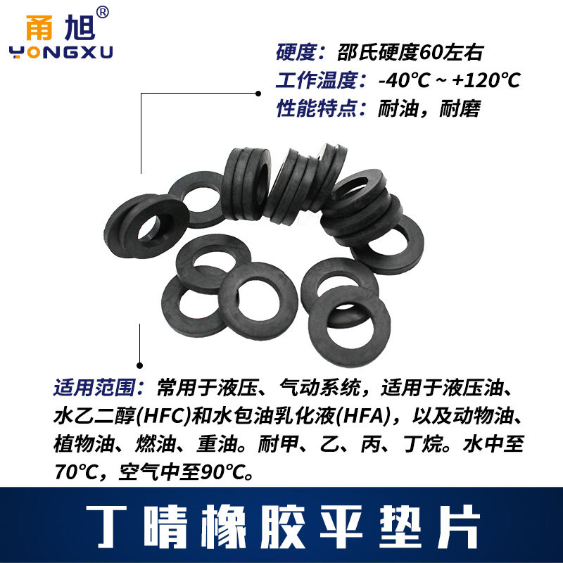 橡胶密封垫片热水器波纹管垫圈1分2分3分4分6分1寸1.2寸1.5寸2寸 - 图0