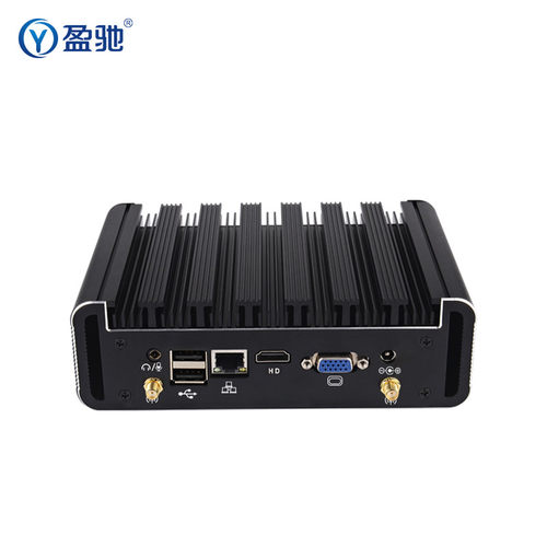 盈驰迷你电脑主机微型小电脑无风扇MINI PC酷睿i3 i5 i7 HTPC家用办公工控电脑小型台式主机-图2