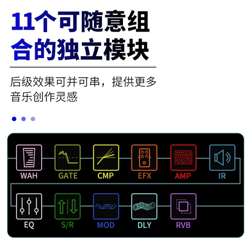 NUX MG30 Электрогитара цифровой комплексный эффект эффект Bes Bes Bes Drum Loop Loop запись звуковой карты Симуляция динамика