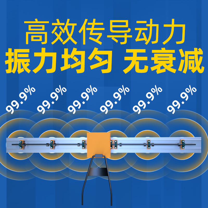 2-6米双层混凝土振平尺汽油水泥路面整平机电动振动震平尺抹平机 - 图0