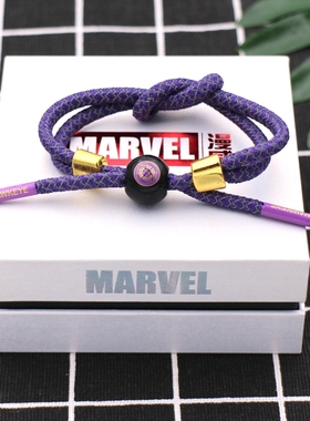 JIT电竞小狮子鞋带手链绳结漫威毒液蜘蛛侠钢铁侠黑寡妇手绳环