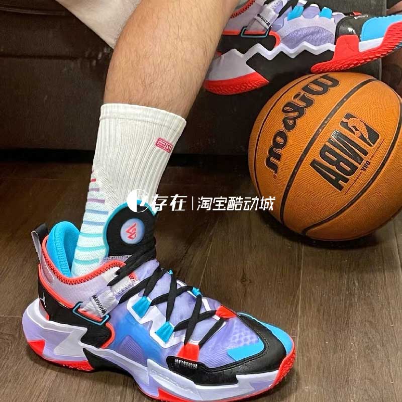 Air Jordan Why Not 5 PF威少5气垫实战耐磨防滑篮球鞋DC3638-001 - 图3