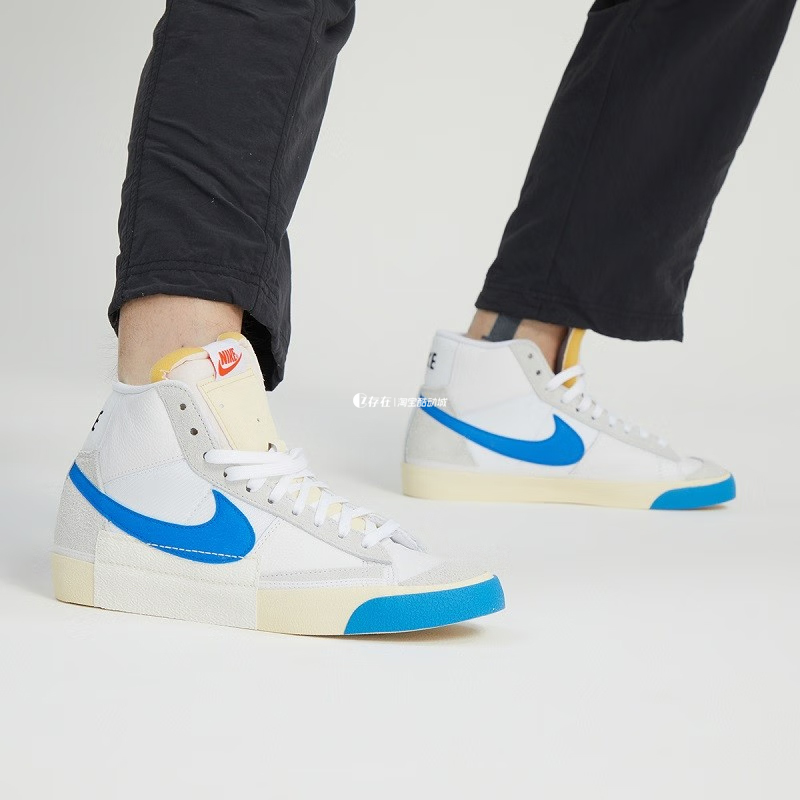 Nike/耐克Blazer Mid'77 Jumbo开拓者男女情侣中帮板鞋DD3111-100-图0