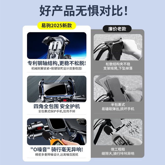 Electric vehicle mobile phone navigation holder