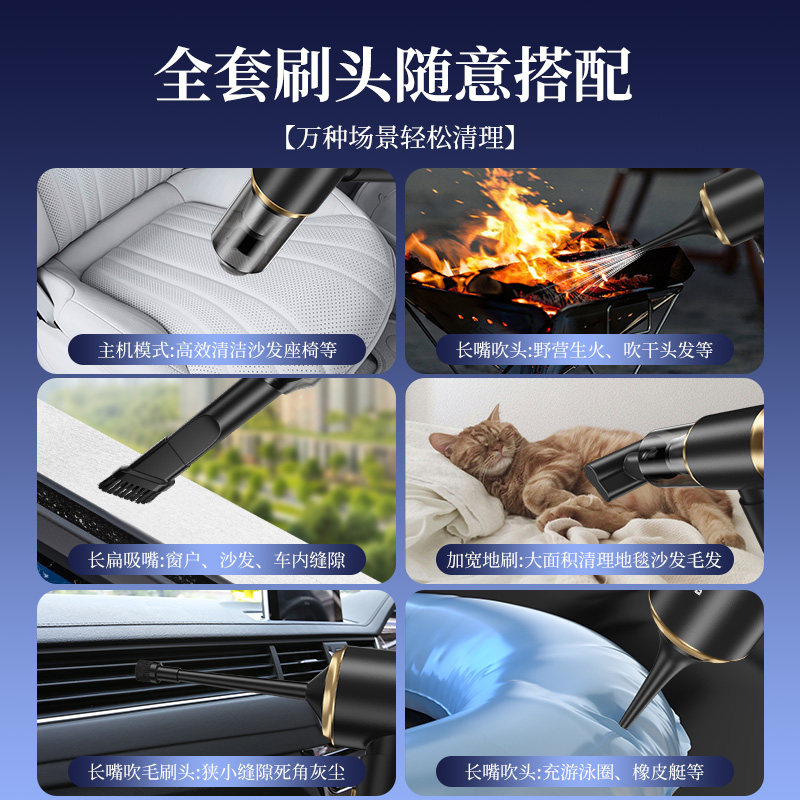 车载吸尘器2026新款超强吸力手持小型车用大吸力吸吹两用吹尘器,淘宝优惠券,粉丝福利购,淘宝优惠卷