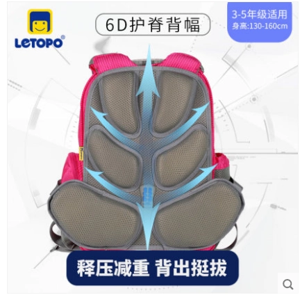 Ранец со сниженной нагрузкой, сумка через плечо с бантиком, рюкзак, 345 года, защита позвоночника